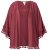 Ulla Popken 849860 Kimono Rdzawa czerwień - Kardigany - Kardigany damskie w dużych rozmiarach