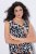 Ulla Popken 850175 Sukienka z dżerseju bez rękawów z kieszeniami Czarna - Sukienki letnie - Letnie sukienki plus size