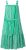 Ulla Popken 850197 Sukienka w paski z falbanami Zielona - Sukienki letnie - Letnie sukienki plus size