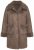 Ulla Popken 850251 Płaszcz teddy Jasnobrązowa - Płaszcze - Płaszcze damskie w dużych rozmiarach