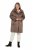 Ulla Popken 850251 Płaszcz teddy Jasnobrązowa - Płaszcze - Płaszcze damskie w dużych rozmiarach
