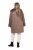 Ulla Popken 850251 Płaszcz teddy Jasnobrązowa - Płaszcze - Płaszcze damskie w dużych rozmiarach