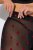 Ulla Popken 850264 Wzorzyste legginsy rajstopowe Czarna - Rajstopy & skarpetki - 