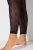 Ulla Popken 850264 Wzorzyste legginsy rajstopowe Czarna - Rajstopy & skarpetki - 