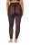 Ulla Popken 850264 Wzorzyste legginsy rajstopowe Czarna - Rajstopy & skarpetki - 