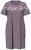 Ulla Popken 850401 Koszula nocna w kwiaty Brązowa - Koszule nocne - 