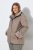 Ulla Popken 850509 Kurtka ze sztucznego futra Taupe - Kurtki - Kurtki dla kobiet w dużych rozmiarach