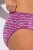 Ulla Popken 850538 Majtki w kwiaty z bawełny organicznej 2 szt. Fioletowa - Majtki - 