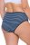 Ulla Popken 850966 Majtki w paski 5 szt. Granatowa - Majtki - 