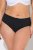 Ulla Popken 851752 Majtki w paski 5 szt. Czarna - Majtki - 