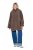 Ulla Popken 851809 Kurtka teddy Jasnobrązowa - Kurtki - Kurtki dla kobiet w dużych rozmiarach