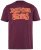 JP1880 851910 Rolling Stones Vintage Logo Koszulka Bakłażanowa - Koszulki zespołów - Koszulki muzyczne band t-shirts