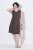 Ulla Popken 852190 Sukienka z dżerseju Mahoniowa - Sukienki letnie - Letnie sukienki plus size