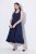 Ulla Popken 852680 Suknia wieczorowa Granatowa - Sukienki wieczorowe - Wieczorowe sukienki plus size