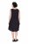 Ulla Popken 852824 Sukienka w kwiaty Czarna - Sukienki letnie - Letnie sukienki plus size