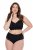 Ulla Popken 852930 Majtki Czarna - Majtki - 