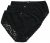 Ulla Popken 853495 Majtki w kwiaty 3 szt. Czarna - Majtki - 
