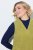 Ulla Popken 853697 Sztruksowa sukienka bez rękawów z kieszeniami Jasnozielona - Sukienki letnie - Letnie sukienki plus size