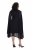 Ulla Popken 853774 Sukienka z falbanami Czarna - Sukienki wieczorowe - Wieczorowe sukienki plus size