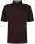 Kam Jeans 5490 Jersey Weave Contrast Polo Black - Koszulki polo - Koszulki Polo 2XL-8XL