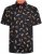 Kam Jeans 6046 Vintage Car Digital Print Shirt Black - Koszule - Koszule 2XL-10XL