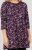 Scandinavian Caramel Flower Petals Tunic Purple - T-shirty - 