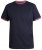 D555 Bates T-shirt Navy - Koszulki - T-shirty meskie Duże Rozmiary - 2XL-14XL