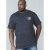 D555 Chalmer Couture Space Dye T-shirt Black - Koszulki - T-shirty meskie Duże Rozmiary - 2XL-14XL