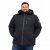D555 Fretwell Padded Softshell Jacket with Detachable Hood Black - Kurtki Męskie Duże Rozmiary - Kurtki Duże rozmiary 2XL-8XL