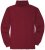 Adamo Fabio Comfort fit Turtleneck Long sleeve T-shirt Burgundy - Koszulki - T-shirty meskie Duże Rozmiary - 2XL-14XL