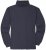 Adamo Fabio Comfort fit Turtleneck Long sleeve T-shirt Charcoal - Koszulki - T-shirty meskie Duże Rozmiary - 2XL-14XL