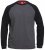 D555 Illinois Long Sleeve T-shirt Charcoal - Koszulki - T-shirty meskie Duże Rozmiary - 2XL-14XL