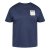North Latitude T-Shirt With Print Granatowy - TALL koszulki - Koszulki dla wysokich mężczyzn