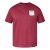 North Latitude T-Shirt With Print Czerwony - Koszulki - T-shirty meskie Duże Rozmiary - 2XL-14XL