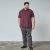 North Latitude Superflex Polo Aubergine - TALL koszulki polo - Koszulki polo TALL dla wysokich