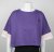 Nora Mikken AGNES Crop Top Purple - Koszulki - 