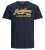 Jack & Jones Logo T-Shirt Navy - Koszulki - T-shirty meskie Duże Rozmiary - 2XL-14XL