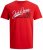 Jack & Jones Elogo T-Shirt True Red - Koszulki - T-shirty meskie Duże Rozmiary - 2XL-14XL
