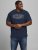 Jack & Jones Preston Crew Neck T-Shirt Navy - Koszulki - T-shirty meskie Duże Rozmiary - 2XL-14XL