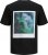 Jack & Jones JCOEDITION BERLIN T-Shirt Black - Koszulki - T-shirty meskie Duże Rozmiary - 2XL-14XL