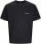 Jack & Jones Lington Back And Front Print Crew Neck T-Shirt Black - Koszulki - T-shirty meskie Duże Rozmiary - 2XL-14XL