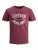 Jack & Jones JJELOGO TEE Hawthorn Rose - Koszulki - T-shirty meskie Duże Rozmiary - 2XL-14XL