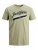 Jack & Jones JJELOGO TEE Light Green - Koszulki - T-shirty meskie Duże Rozmiary - 2XL-14XL