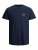 Jack & Jones JJESHARK TEE Navy - Koszulki - T-shirty meskie Duże Rozmiary - 2XL-14XL