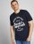 Jack & Jones JJERAFA TEE Navy - Koszulki - T-shirty meskie Duże Rozmiary - 2XL-14XL