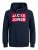 Jack & Jones JJECORP Hoodie Navy - Bluzy & bluzy z kapturem - Bluzy & Bluzy z kapturem 2XL-12XL