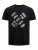 Jack & Jones JCOSTREET TEE Black - Koszulki - T-shirty meskie Duże Rozmiary - 2XL-14XL