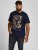 Jack & Jones JCOSTREET TEE Navy - Koszulki - T-shirty meskie Duże Rozmiary - 2XL-14XL