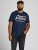 Jack & Jones JPRBLUBOOSTER TEE Navy - Koszulki - T-shirty meskie Duże Rozmiary - 2XL-14XL