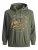 Jack & Jones JPRBLUBOOSTER SWEAT Hoodie Khaki - Bluzy & bluzy z kapturem - Bluzy & Bluzy z kapturem 2XL-12XL